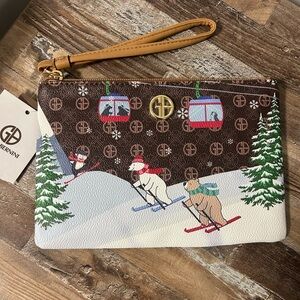 NWT Giani Bernini Winter Wristlet/Wallet